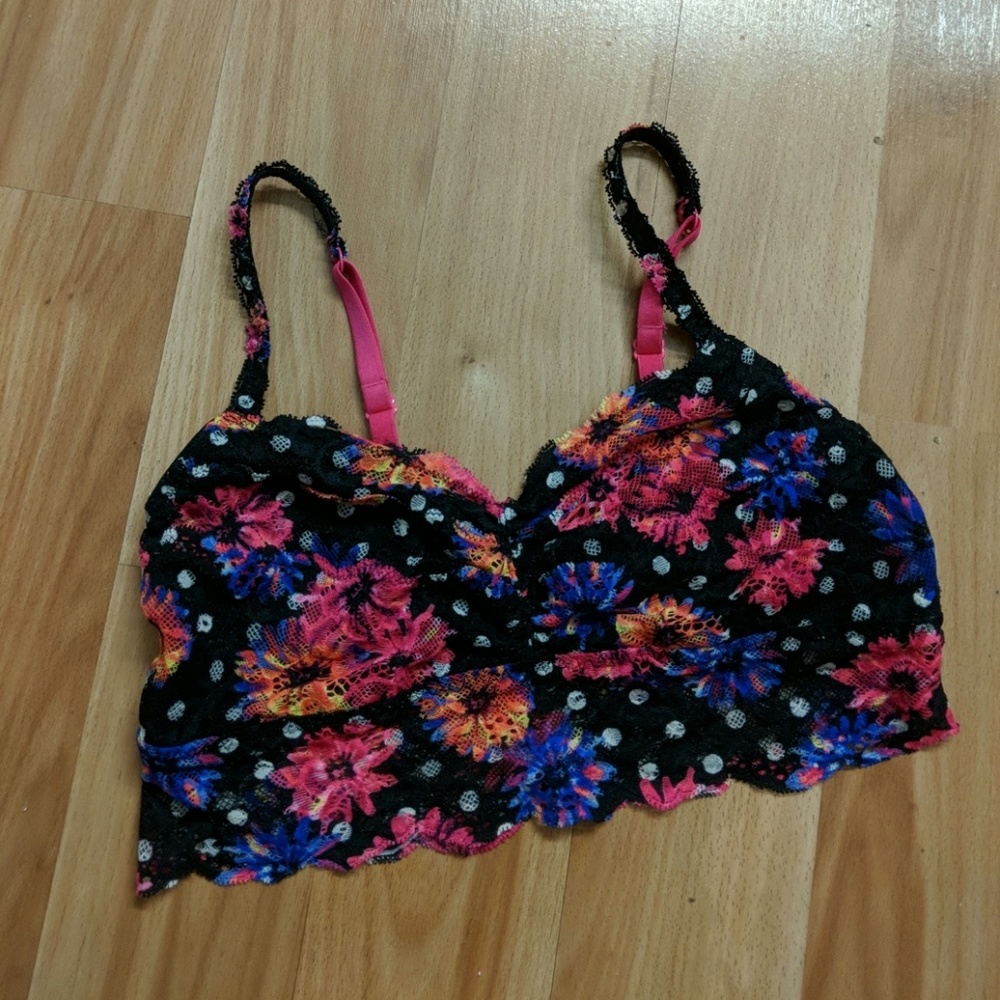 Victoria's Secret PINK Lace Floral Bralette